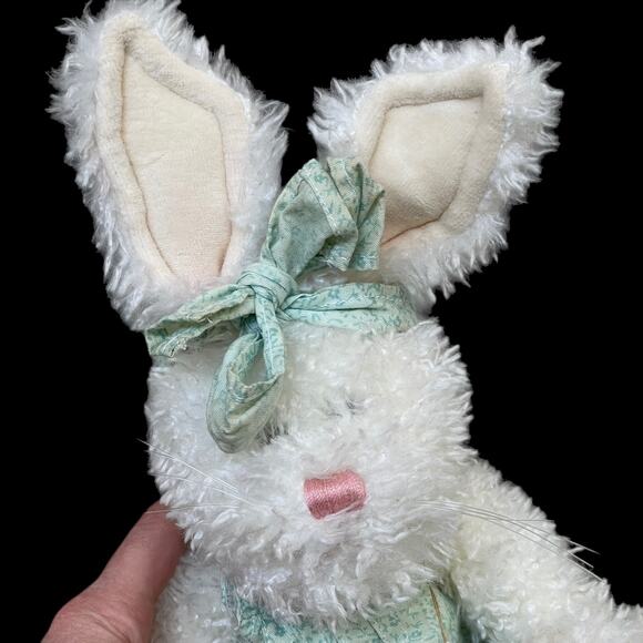 Boyds Bears Plush Juniper Bunnyhug White Rabbit TAGS #916501 Stuffed Animal Toy - Picture 6 of 16